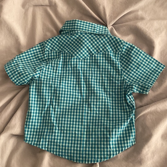 Wrangler Button Up Shirt - 3 Months - Picture 2 of 3